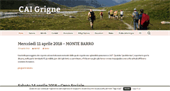 Desktop Screenshot of caigrigne.it